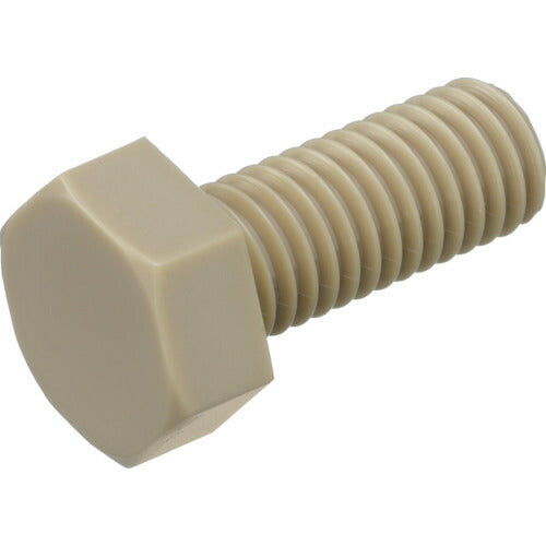 TRUSCO ポリエーテルエーテルケトン(PEEK)六角ボルト M6X10 50本入 BPEEKBTM6X10 トラスコ