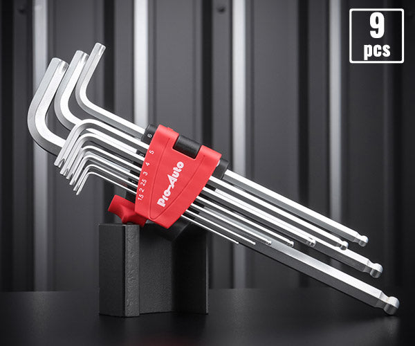 Z 9mmMP+交換用耐衝撃性バレル セット Pro-Auto 9本組ボールポイントキーレンチセット BPWE-9S プロオート