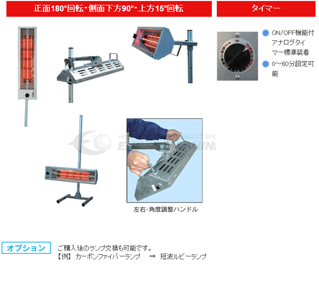 [メーカー直送業者便] 明々工業 CUBIC SYSTEM キュービック カーボンヒーター 一灯式 100V CA-1-100 鈑金工具