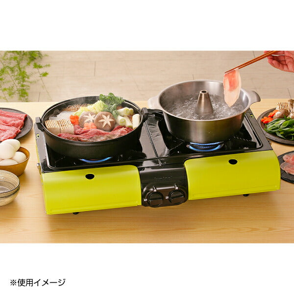 イワタニ テーブルトップBBQこんろ CB-TBG-2 フラットツインS カセットガステーブルトップBBQこんろ “フラットツイン・S