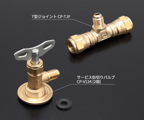 電動コンプレッサー簡易式2バルブチャ―ジセット CP-2VS-FKH デンゲン