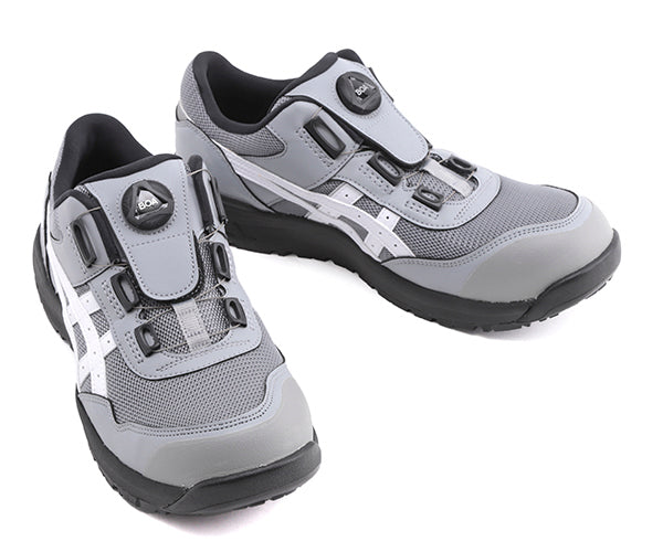 [特典付き] アシックス 安全靴 ウィンジョブ CP209BOA-026  シートロック×ホワイト 24.5cm ASICS おしゃれ かっこいい 作業靴 スニーカー