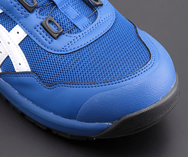 [特典付き] アシックス 安全靴 ウィンジョブ CP209BOA-400ブルー×ホワイト 24.0cm ASICS おしゃれ かっこいい 作業靴 スニーカー