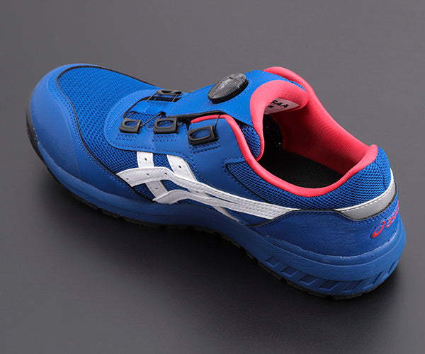 [特典付き] アシックス 安全靴 ウィンジョブ CP209BOA-400ブルー×ホワイト 28.0cm ASICS おしゃれ かっこいい 作業靴 スニーカー