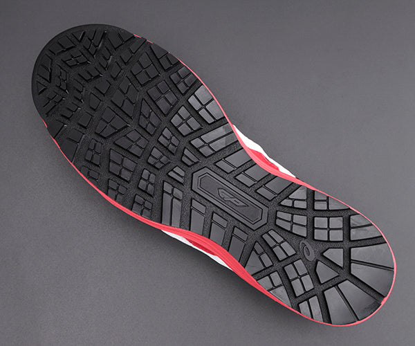 [特典付き] アシックス 安全靴 ウィンジョブ CP210-600 クラシックレッド×ホワイト 24.0cm ASICS おしゃれ かっこいい 作業靴 スニーカー