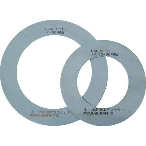 TRUSCO ガスケット フランジ内パッキン 10K 100A 3T D600010K100A3TRF トラスコ