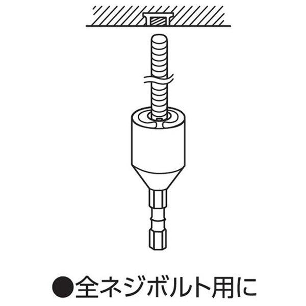 ロブテックス 全ネジ用ソケット “ストロック” M10 DSZN10 エビ
