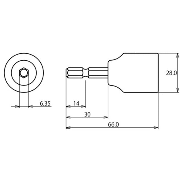 ロブテックス 全ネジ用ソケット “ストロック” 12.7mm (1/2) DSZN127 エビ LOBSTER ロブスター エビ印工具 LOBTEX