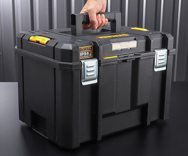 デウォルト ティースタック2.0 ラージBOX (DWST83346-1) TSTAKシリーズに連結可能 電動工具入れ DEWALT 日本正規品 (4536178894395)