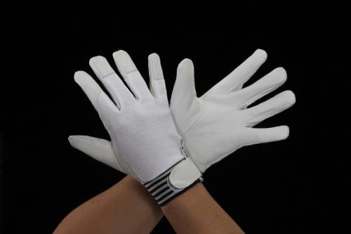 エスコ [L] 手袋(牛革) EA353BE-42 ESCO