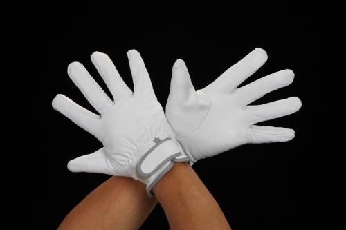 エスコ [M] 手袋(牛革･裏付) EA353CC-71 ESCO