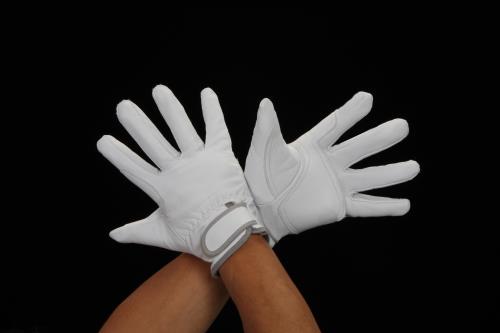 エスコ [M] 手袋(牛革･裏付･当テ付) EA353CC-76 ESCO