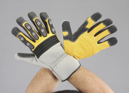 エスコ [M] 手袋(牛革) EA353JM-31 ESCO