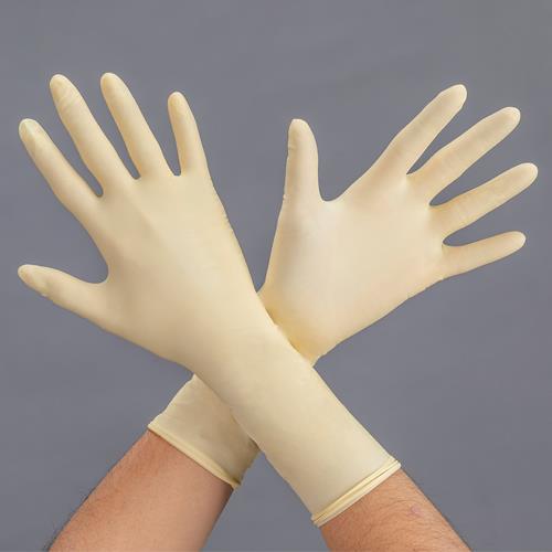 エスコ [M/290mm]手袋(クリーンルーム用･ラテックスゴム/100枚) EA354BS-12A ESCO