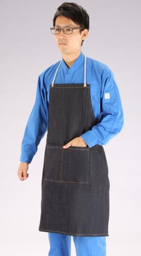 エスコ 61x83cm エプロン(作業用･ポケット付) EA355AC-16 ESCO