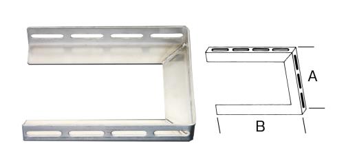 エスコ 300x360x40mm 門型アングル金具(ステンレス製) EA440AC-300S ESCO