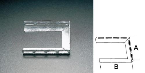 エスコ 360x420x40mm 門型アングル金具(ドブメッキ) EA440AC-360 ESCO