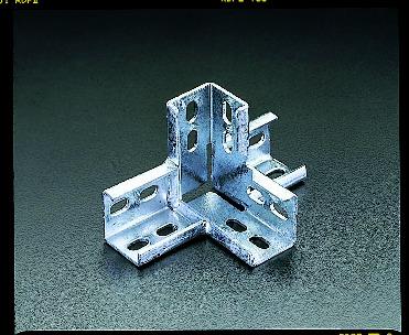 エスコ 180x180x40mm アングル接続金具(ドブメッキ) EA440AE-5 ESCO