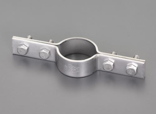 エスコ 80A ステンレス鋼管用床バンド(ステンレス製) EA440BJ-80 ESCO