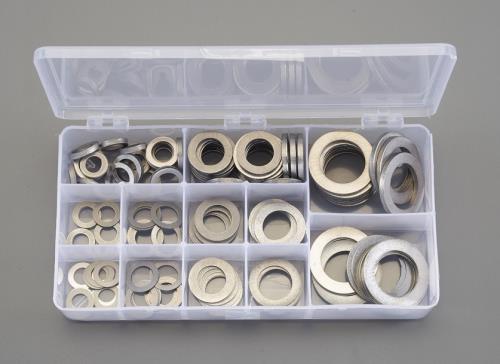 エスコ 3/8- 1 アーバーシムキット(スチール製) EA440EK-101 ESCO