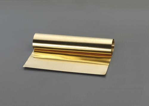 エスコ 365x 600x0.1mm 真鍮薄板(ロール巻) EA440ER-11 ESCO