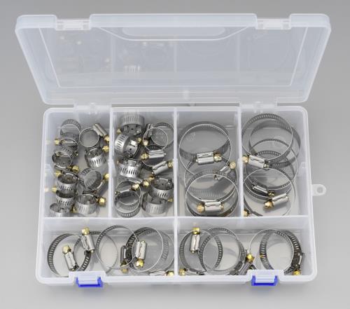 エスコ 11-57mm 万能型クランプセット(ステンレス製) EA463CA ESCO