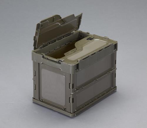エスコ 366x264x283mm/20.0L 折畳コンテナ(OD/蓋付5個) EA506AA-30E ESCO