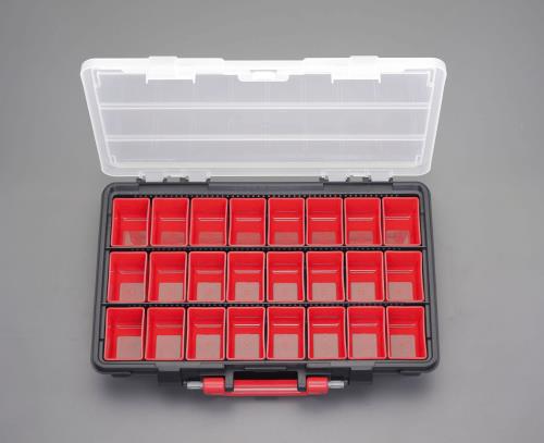 エスコ 447x293x 85mm パーツケース(トレー付) EA508MD-43 ESCO