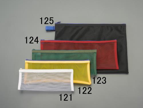 エスコ 300x120mm 小物袋(ナイロンメッシュ/グリーン) EA509AD-123 ESCO