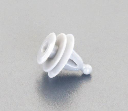 エスコ 0.8-1.0mm/φ8.0mm プッシュリベットクリップ(10個) EA527CP-125 ESCO