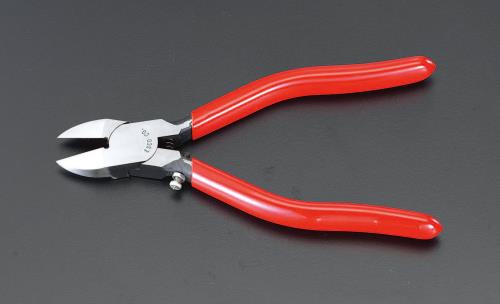 エスコ 190mm ニッパー(プラスティック用/ストレート刃) EA536HD-52 ESCO