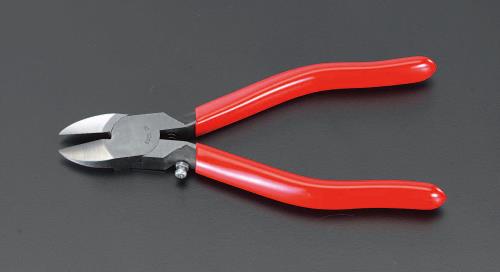エスコ 160mm ニッパー(プラスティック用/ラウンド刃) EA536HD-61 ESCO