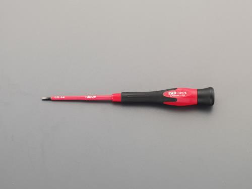 エスコ 1.8x75mm [-]ドライバー(精密用･絶縁) EA552ET-72 ESCO