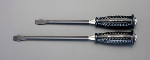 エスコ 2本組 [-]ドライバー･割柄(150,200mm) EA557BK ESCO