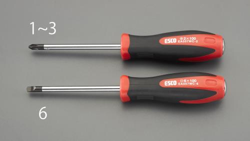 エスコ 6.0x100mm [-]ブレイクビスドライバー EA557WC-6 ESCO