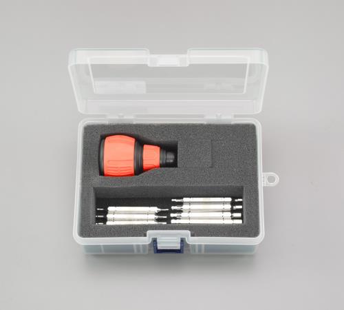 エスコ 1.5-6.0mm[Hexagon]ドライバーセット(ショートグリップ) EA564AL-32A ESCO