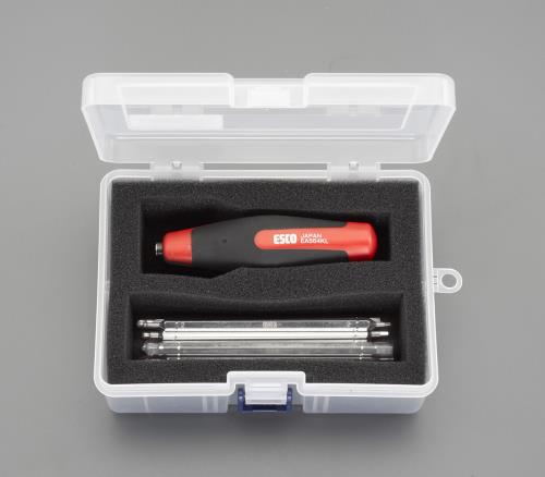エスコ [Hexagon]ドライバーセット(差替式･アクショングリップ) EA564KL-12 ESCO