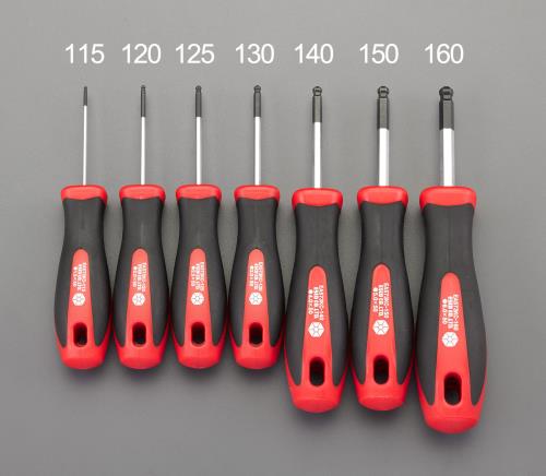 エスコ 2.0 x 50mm [Ball-Hexagon]ドライバー EA573KC-120 ESCO