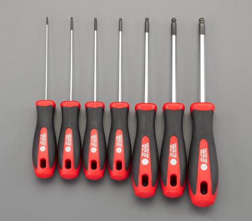 エスコ 1.5-6.0mm/7本組 [BallHexagon]ドライバー EA573KC-200 ESCO