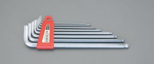 エスコ 1.5-8.0mm/8本組 [Ball Hexagon]キーレンチ EA573KD-108 ESCO