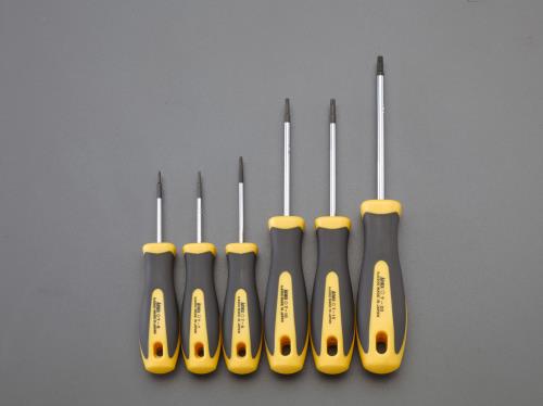 エスコ 6本組 [Hexlobe]ドライバー EA573KG-60 ESCO