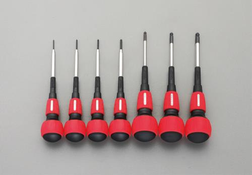 エスコ 1.5-6.0mm/100mm [Ball Hexagon]ドライバーセット EA573KR-0 ESCO