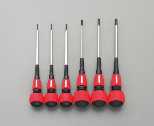 エスコ 2.0-6.0mm/150mm [Ball Hexagon]ドライバーセット EA573KS ESCO