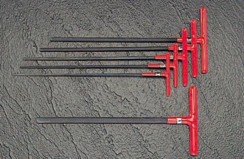 エスコ 2.5-8mm/180mm/6本組 [Hexagon]T型レンチ EA573TC ESCO