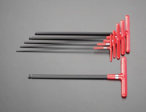 エスコ 2.5-8mm/250mm [Ball-Hexagon]T型レンチ EA573TE ESCO