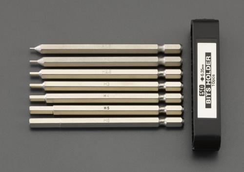 エスコ 7本組/1.5-6mm [Hexagon]ドライバービット EA611BM ESCO
