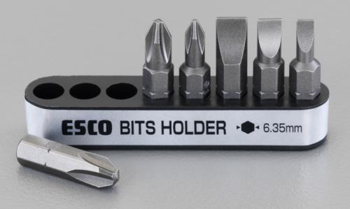 エスコ 6本組 [+ -]ドライバービット EA611E ESCO