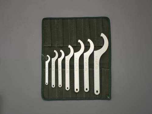 エスコ 30- 90mm 7本組フックレンチセット EA613XF ESCO