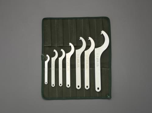 エスコ 30- 90mm/7本組 フックレンチ(ピン型) EA613XM ESCO