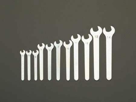 エスコ 11本組 薄口スパナセット EA615AR-100 ESCO